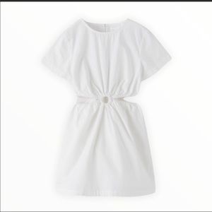 Zara White Cut Out Dress